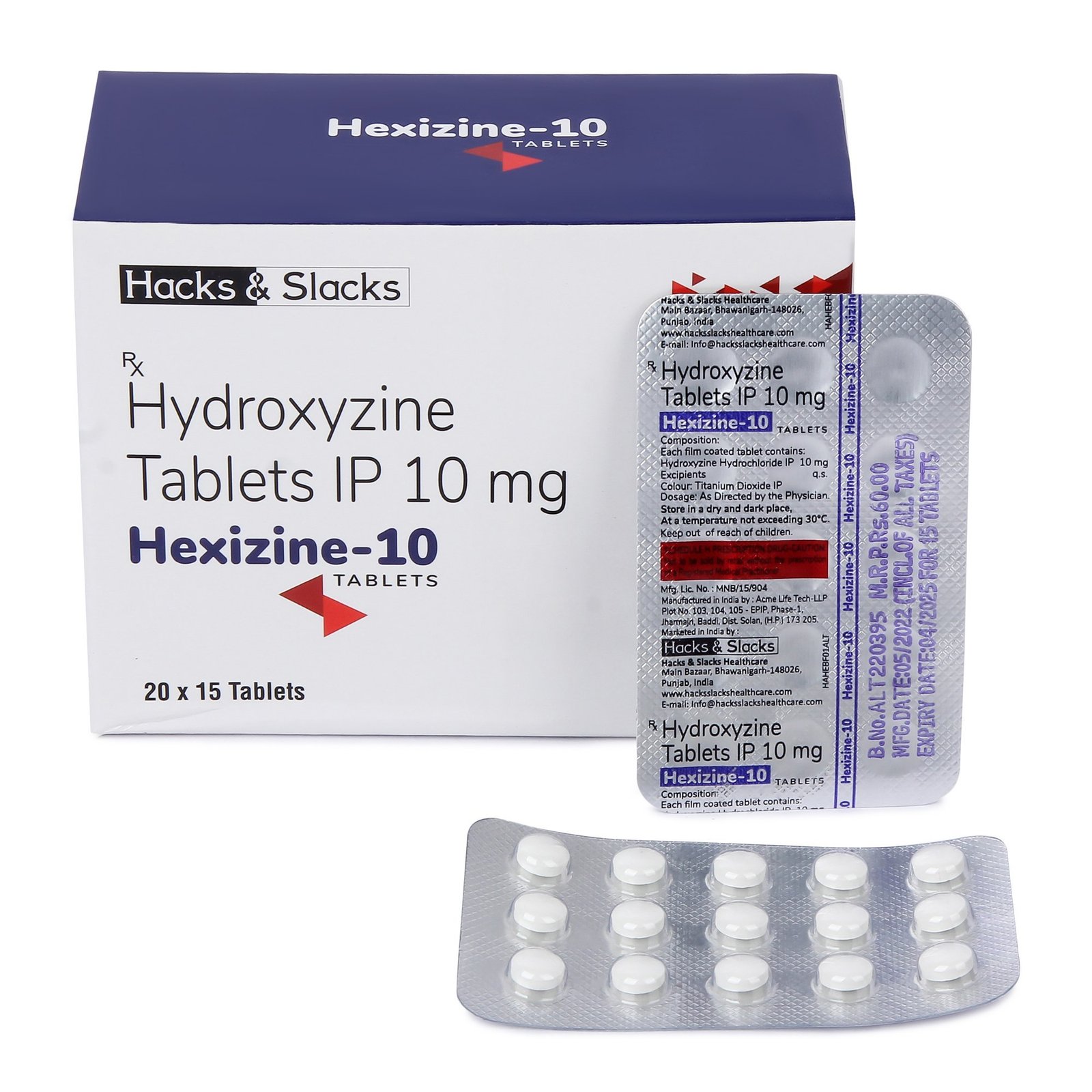 HYDROXYZINE
  HYDROCHLORIDE TABLETS