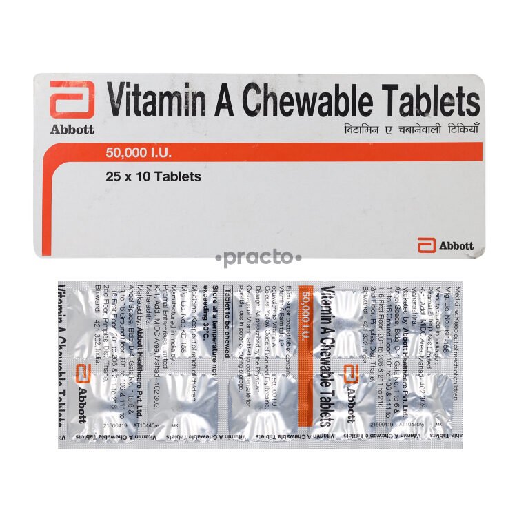 VITAMIN
  A CHEWABLE TABS