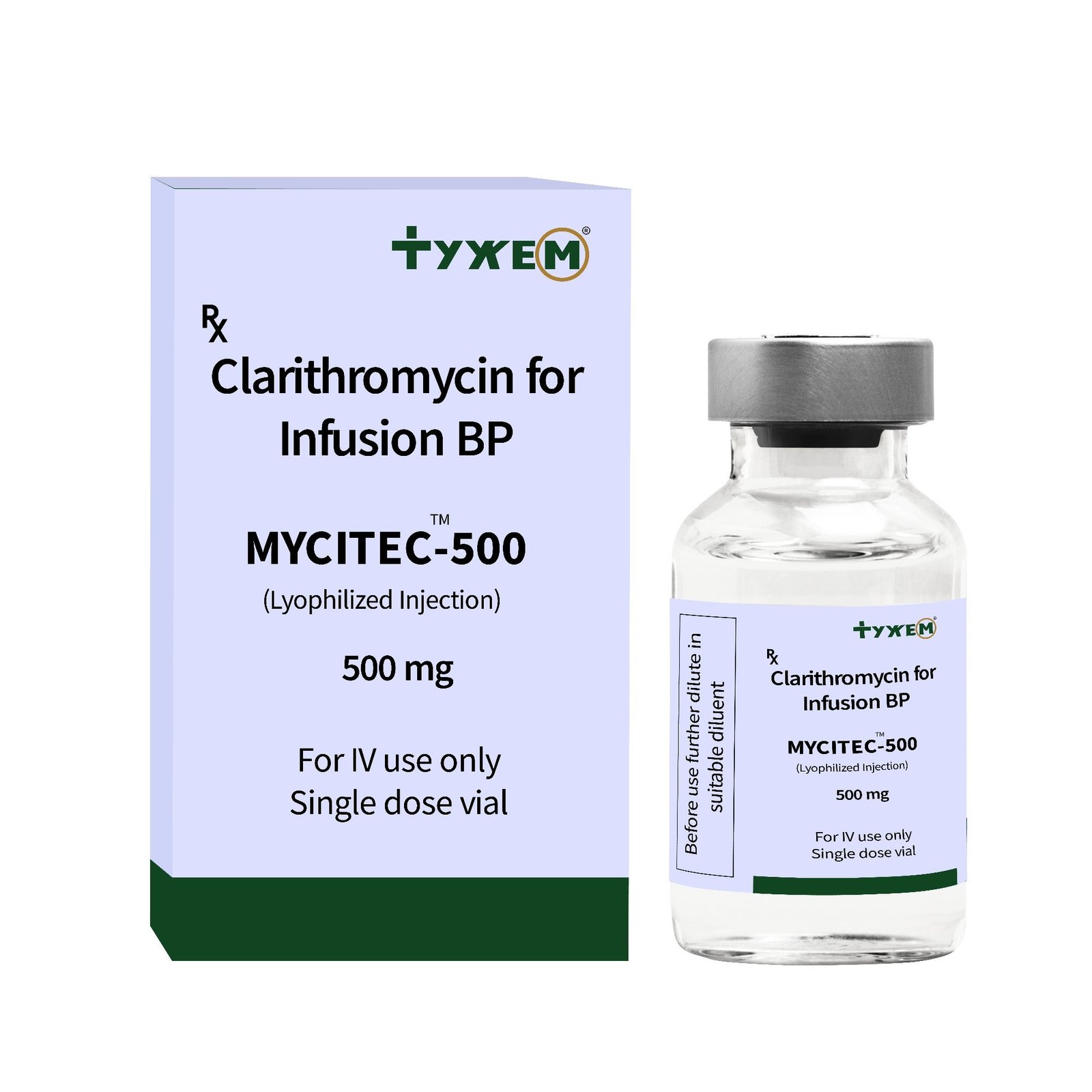 CLARITHROMYCIN FOR INJECTION