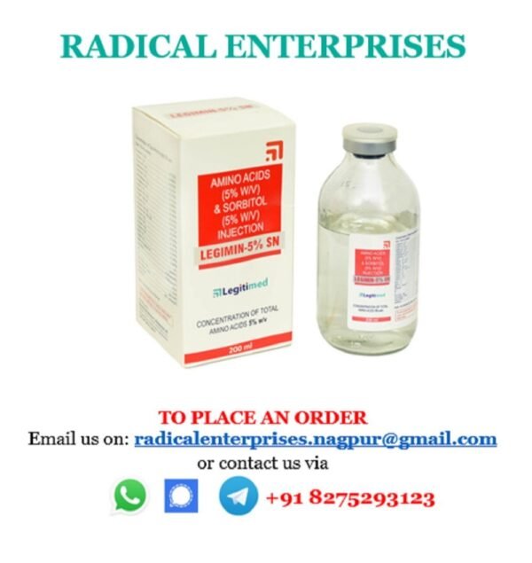 Amino Acid 5 With Sorbitol 5 Inj 600x635