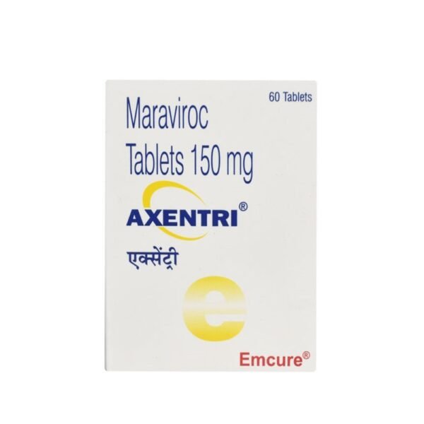 axentri-150mg-tablets-maraviroc-150mg-emcure-pharmaceuticals Axentri 150mg Tablets Maraviroc 150mg Emcure Pharmaceuticals 600x600