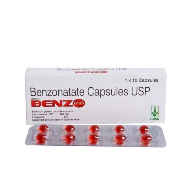 Benzonatate 100mg Capsules 600x600
