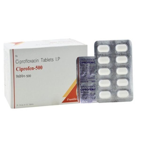 Ciprofloxacin Tablets I P 600x600