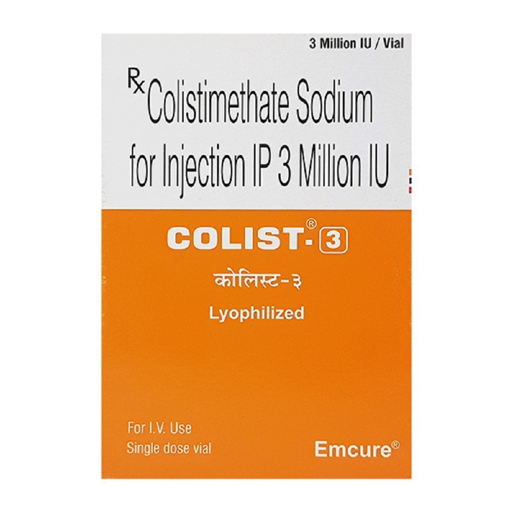 COLISTIMETHATE SODIUM INJECTION 3 MIU