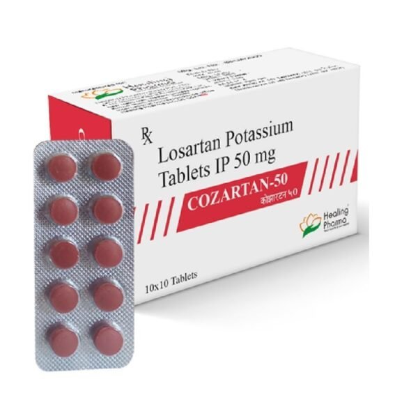 Cozartan Losartan 50mg Tablet3 600x600