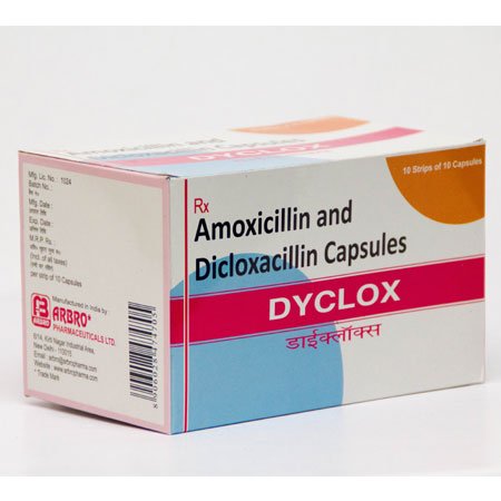 AMOXYCILLINE AND DICLOXACILLIN CAPSULES