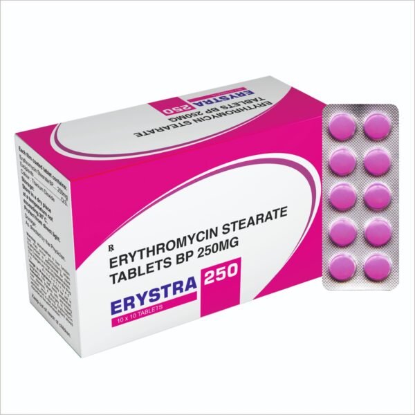 Erythromycin Stearate Tablets Ip 250 Mg 600x600