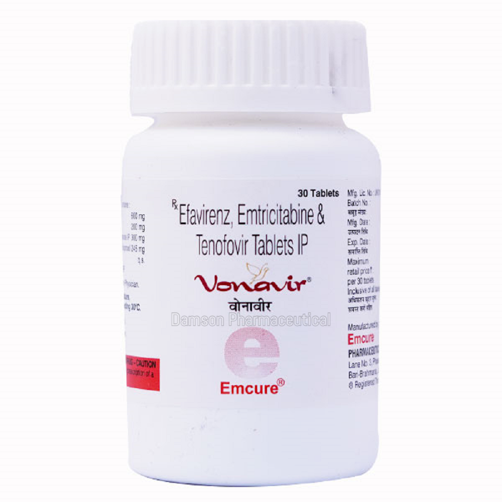 EFAVIRENZ, EMTRICITABINE & TENOFOVIR
  TABLETS