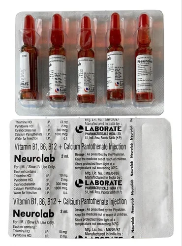 VITAMINS
  B1 B6 B12 & CALCIUM