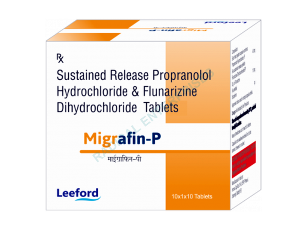Propranolol Hydrochloride 40mg + Flunarizine Dihydrochloride 15mg