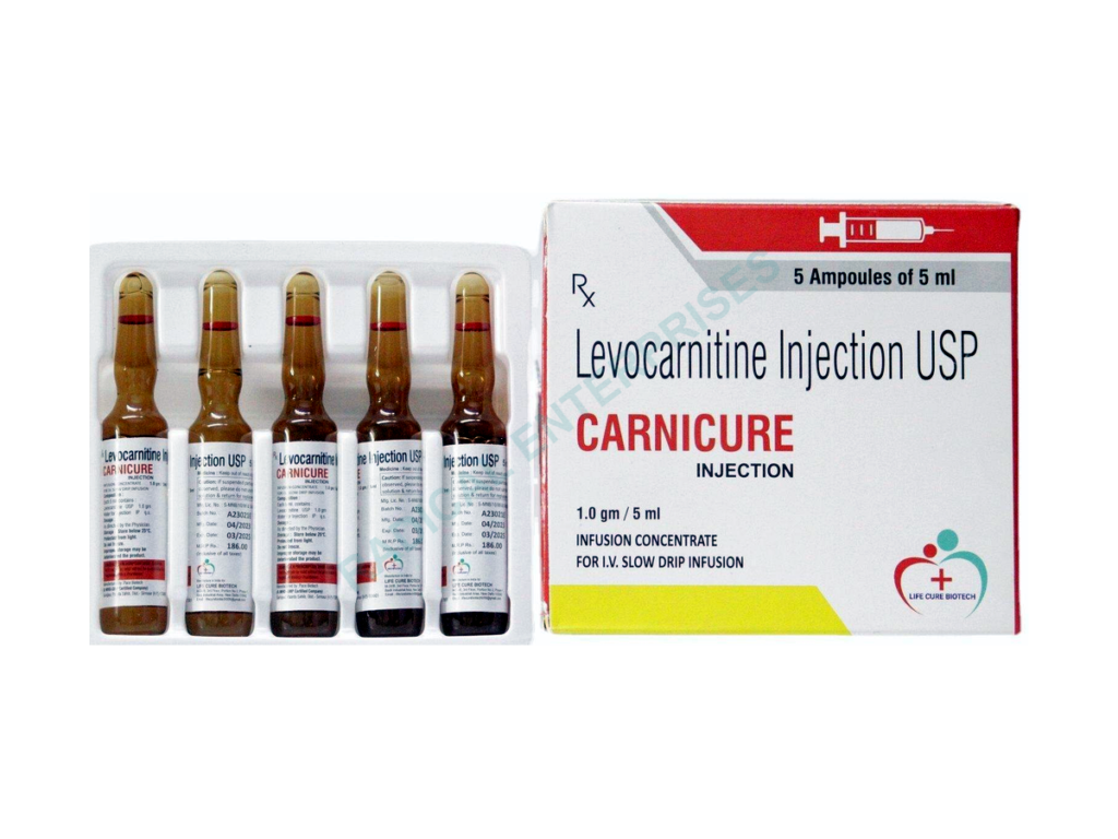 Levocarnitine 1000mg/5ml