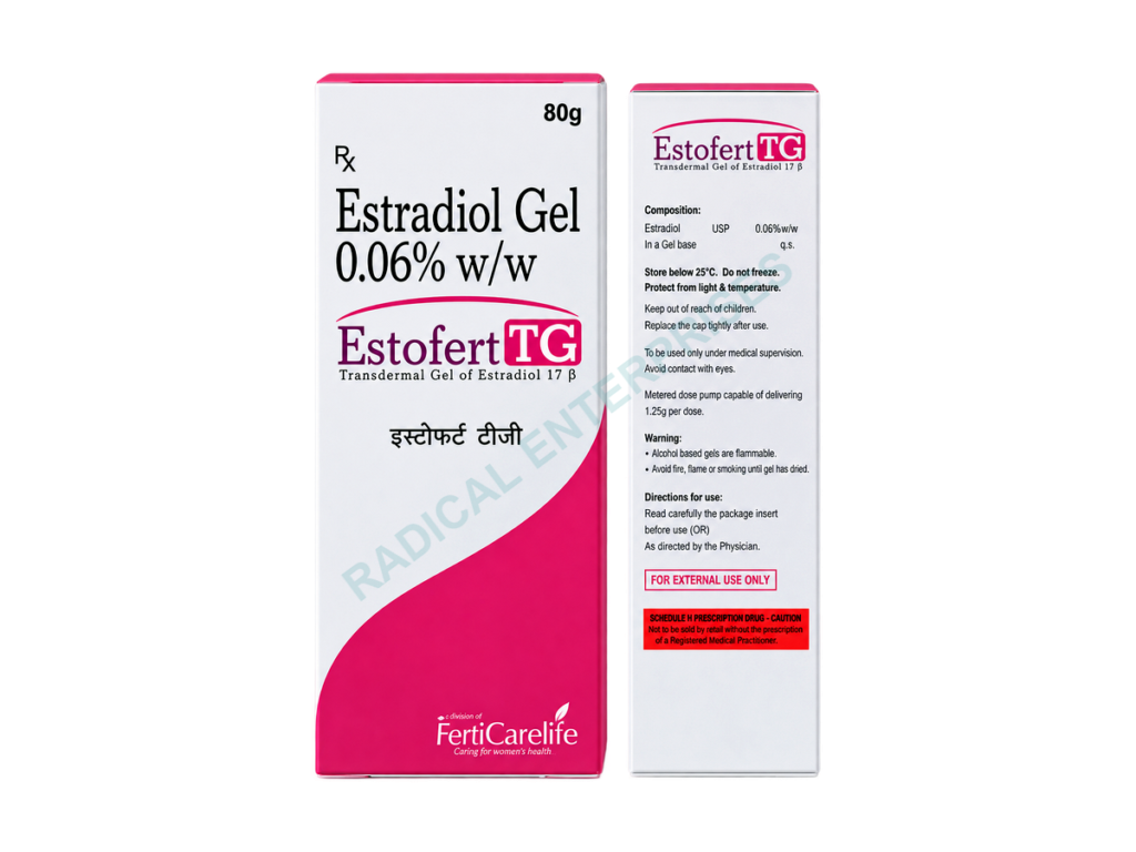 17 B Estradiol 0.06% 80Gm Gel