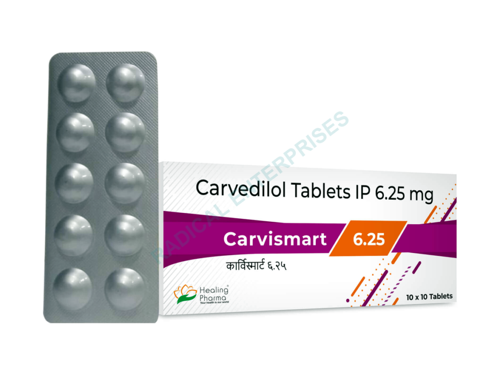 Carvedilol 6.25mg